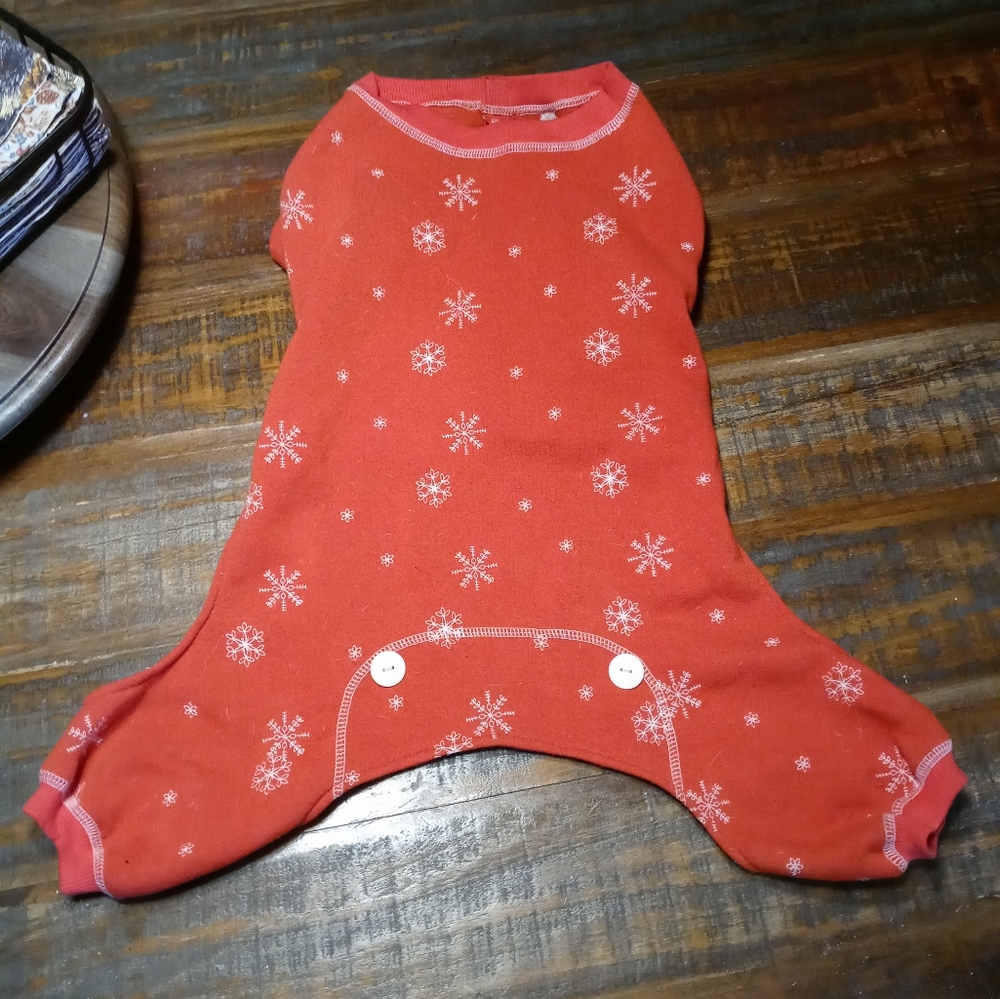 Dog pajamas fleece lined